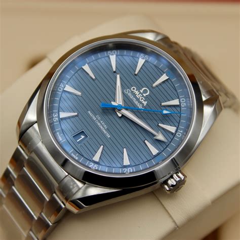 omega seamaster blue grey|Omega Seamaster aqua terra mm.